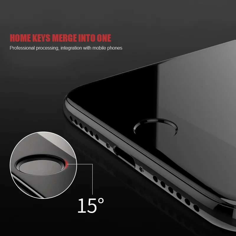 9d iPhone 8 7 6 6Sプラス5 5S SE 2020スクリーンプロテクターのフルカバー強化ガラス