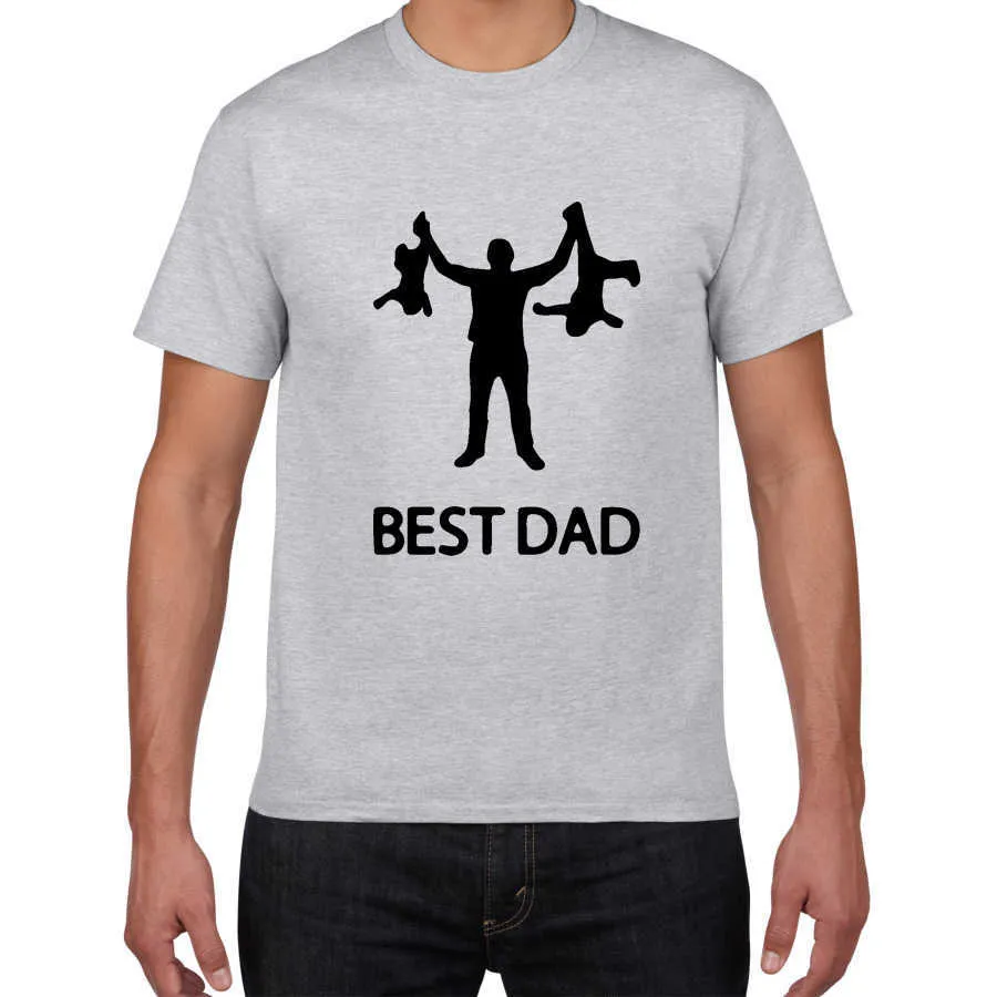 DADストリートウェアTシャツ男性面白いデザイン父日100％コットン夏ヒップホップTシャツギフトTシャツHomme服210629