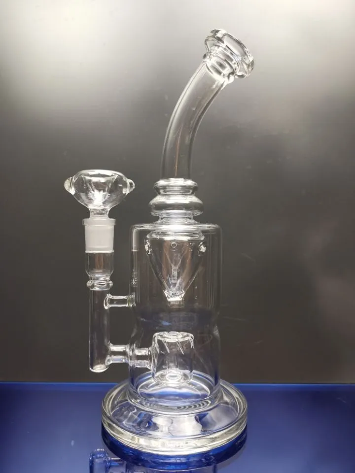 Hookahs bong torus dab rig recycler with matrix percolator sturdy smoking water pipe with glass bowl 14.4mm joint cheechshop