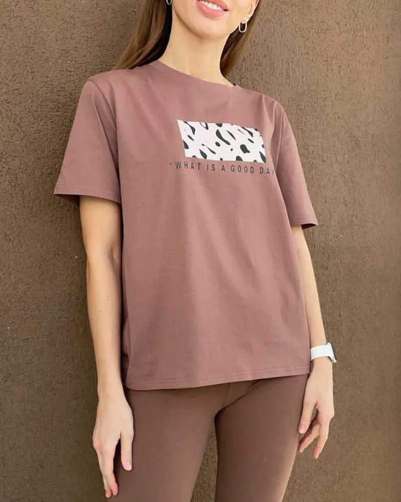 Hirsionsan Leopard gedruckt T -Shirt Frauen 100% Baumwolle übergroße gotische grafische weibliche weiche obere harajuku loual tees damen 210623