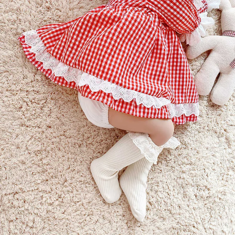 Bébé fille fraise broderie barboteuse combinaison jumelle tenues été né 1er anniversaire baptême barboteuses 210615