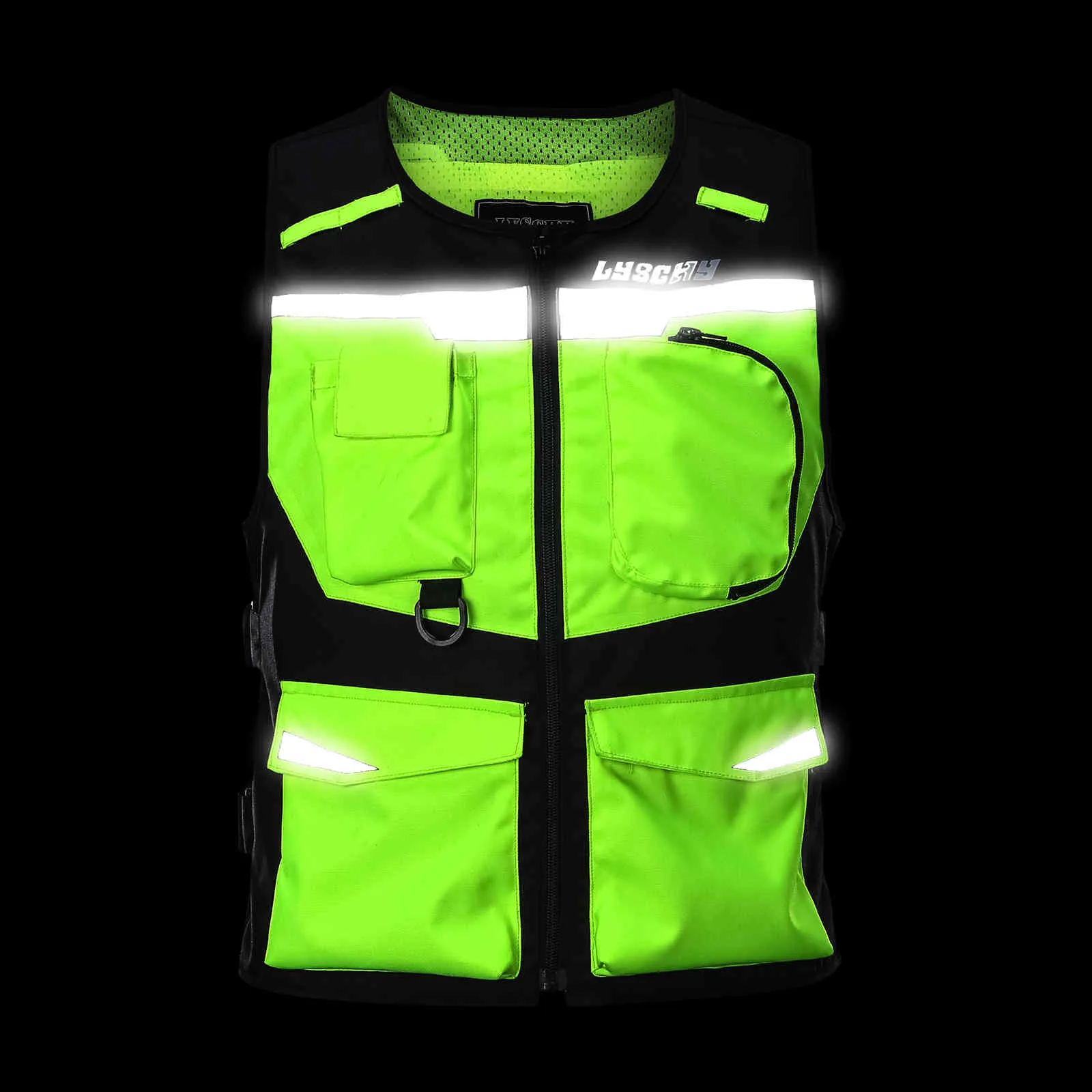 Vêtements de gilet réfléchissant Motocross Vest imperméable Veste de moto Veste de sécurité haute Visibilit