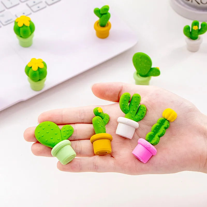 Wholesale Kawaii Cactus Object Eraser Set Of For Kids, Office Accessories,  Novelty Supplies, Cute Pencil Object Erasers For Girls, Prizes, And  Stationery From Bigbigdream, $1.73