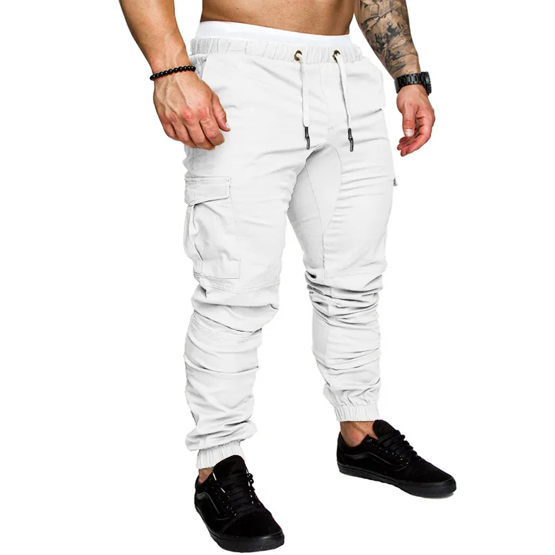 Pantalon de sport décontracté pour hommes, survêtement, Cargo, sarouel, crayon, grande taille