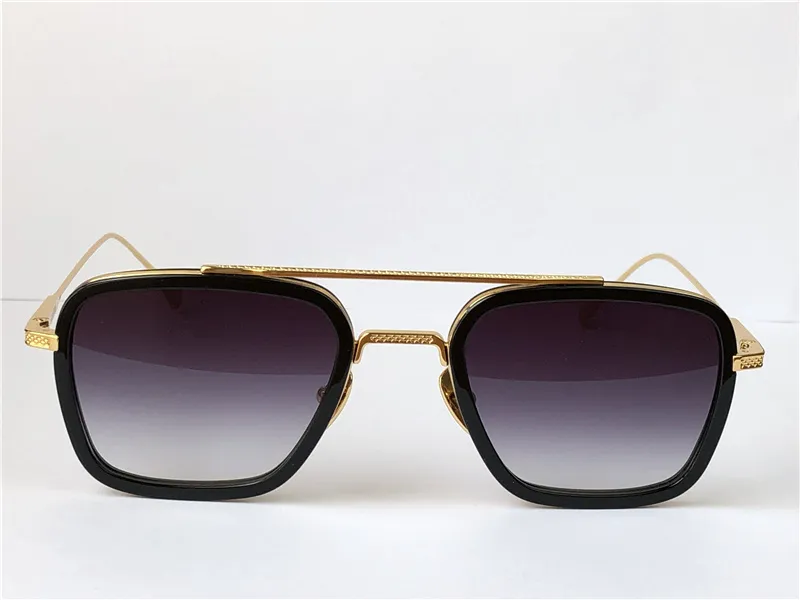 Man Cullassess Design Modne okulary przeciwsłoneczne 006 Square Proste ramki Vintage Pop Style UV 400 Ochronne na zewnątrz okulary 317V