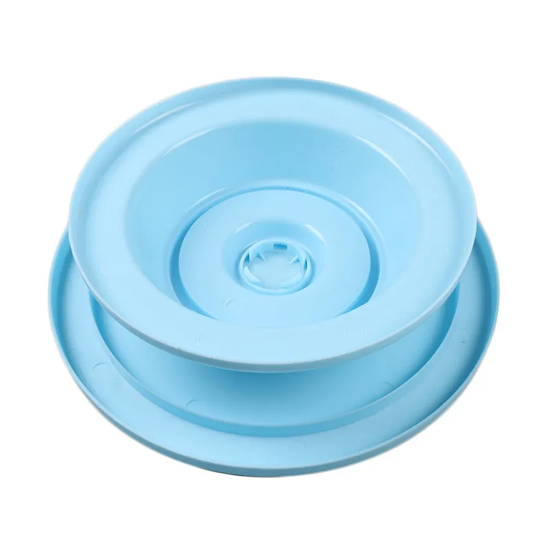 DIY Cake Turntable Baking Silicone Mold Plate Rotating Round Decorating Tools Rotary Table Pastry Supplies Stand 210423