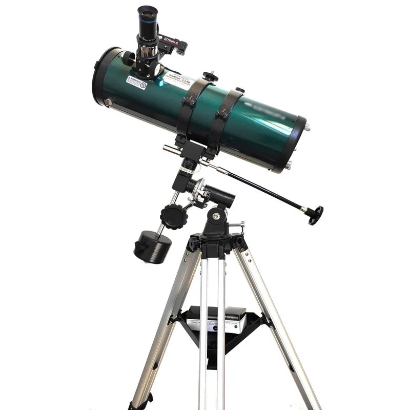 Parabolisk 4,5 tum Ekvatorial 114 mm reflektor Astronomiskt teleskop Högeffekt Mount Space Star Planet Moon Saturn Jupiter