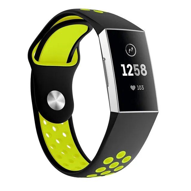 Fitbit Charge 3 4 스트랩 스포츠 실리콘 손목 시계 스트랩 Fitbit Charge 3 시계 대역 교체 스마트 액세서리 2676447