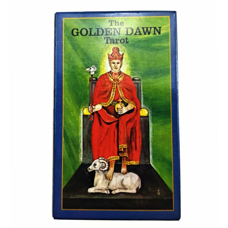 79 pezzi Golden Dawn Tarocchi Divinazione Mazzo Carta Oracoli Carte da gioco feste di famiglia Giochi da tavolo individuali