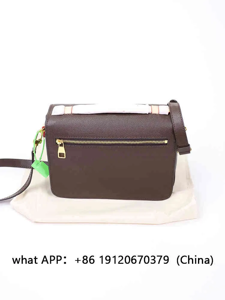 High Quality Luxury Digner Msenger Bag Dam Clamshell Flower Versiering Leather Small Square Bag A Shoulder HandbagZ30D