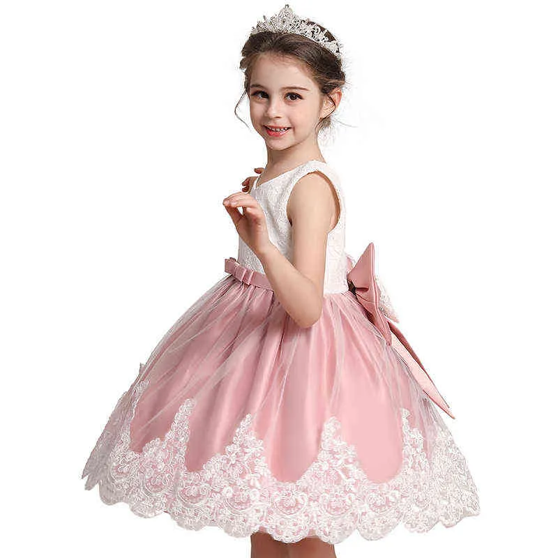 Summer Baby Girls Princess Sukienki Dla Baby Christening Odzież Niemowlę Urodziny Dress Newborn Baby Vestidos Custome Set G1129