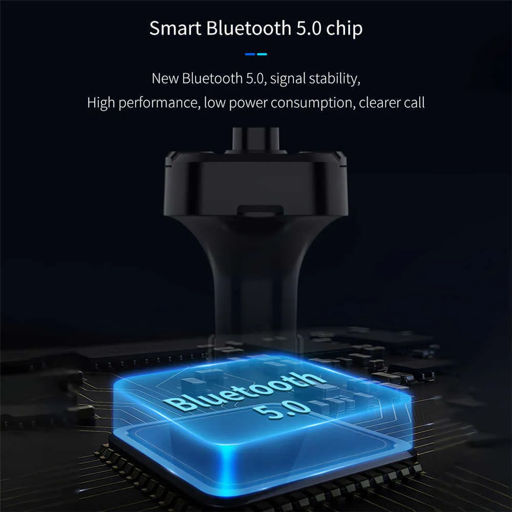 Bluetooth 5.0 Car MP3 Player Onever Car Fm Transmitter LCD MP3 Player Wireless Receiving Car Kit 3.1A USB Hands Free USB Charger