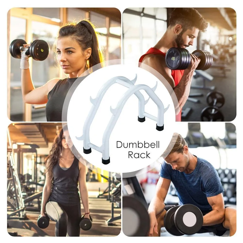 Dip Dumbbell Rack Typ av Standmålade vikter Hållare Arrangör för Hem Gym Utrustning Barbell Plates Stabil Övning Storage Ram Sportmaskiner Tillbehör
