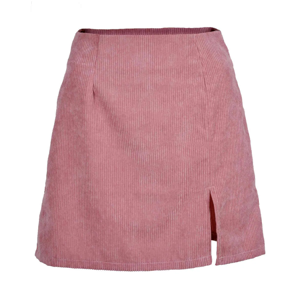 فيناتج المخملية مصغرة تنورة المرأة عارضة الوردي قصيرة شاطئ بوهو شيك أنيقة مكتب زائد الحجم 210415