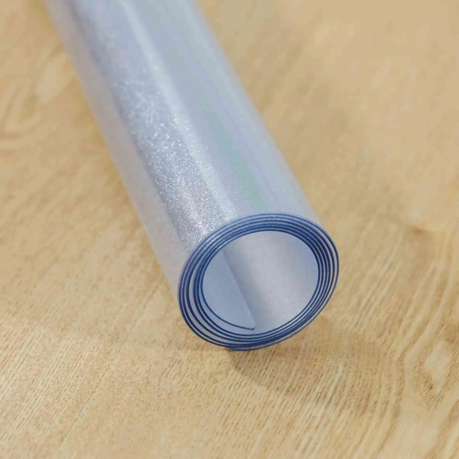 Protecteur de table en plastique souple sans odeur PVC nappe imperméable transparente 1.5mm tissu de tapis anti-dérapant personnaliser 211103