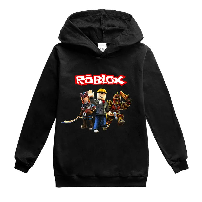 Robloxing Boys Hoodie Girls Long Longed Cortshirt Cartoon Sweater Kids Hoodie Clothing Spring Outdoor Sport Pullover2595839