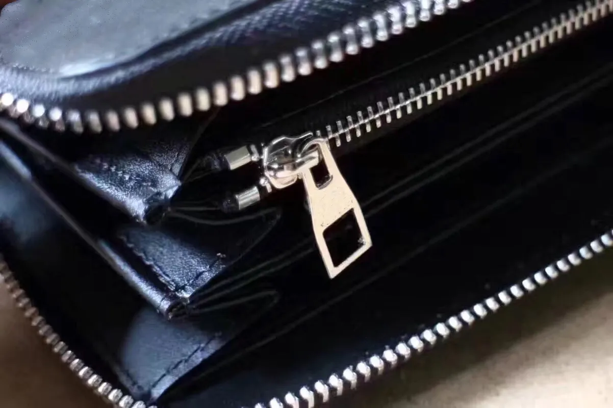 Bolsas carteiras femininas bolsa de zíper bolsa de carteira fêmea portador de cartas de moda bolso para mulheres longas sacolas com póbaco de caixa 60017171k