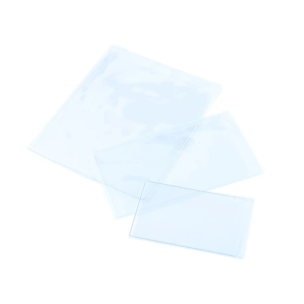 Transparent PVC caoutchouc souple feuille de prix affichage poche manchon de protection porte-étiquette prix étiquette carte signe cadre papier étiquette causeur