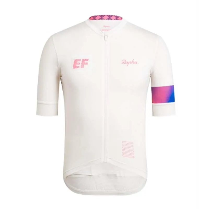 2021 Summer Breathable Pro Team RAPHA Men's Cycling Jersey Road Racing Shirts Short Sleeves Bicycle Tops Quick Dry Outdoor Sp215C