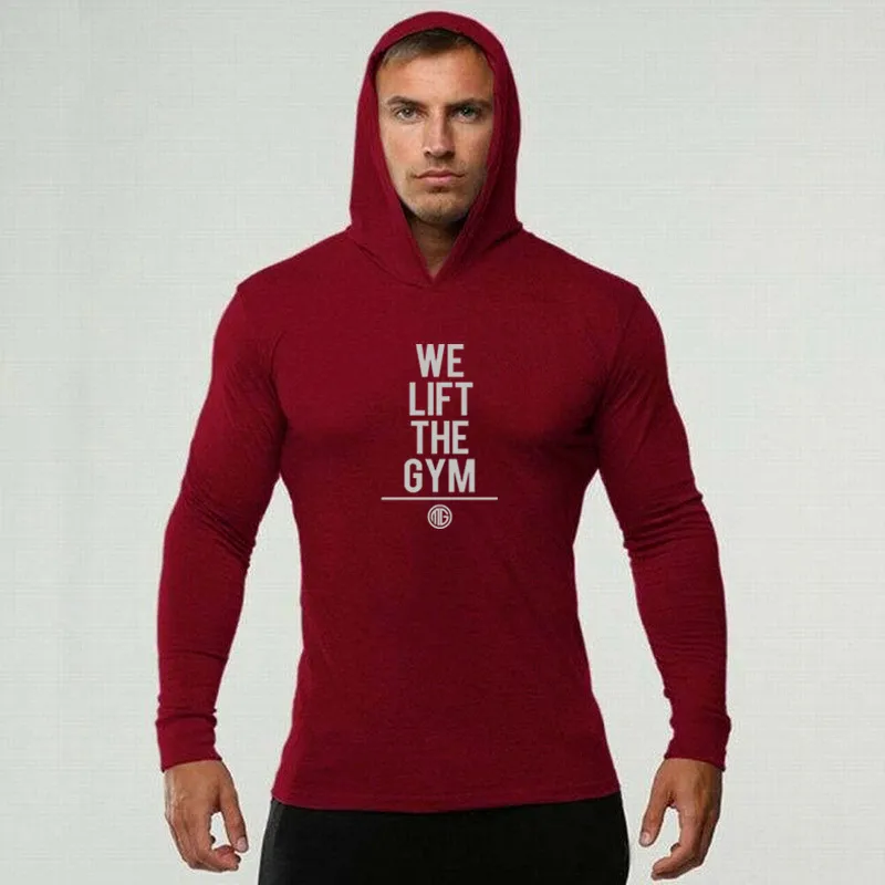 MuscleGuys Brand Clothing Fitness Mens Långärmad T-shirt T-shirt T-shirt Män Bodybuilding Man Slim Fit Tshirts Male 210421