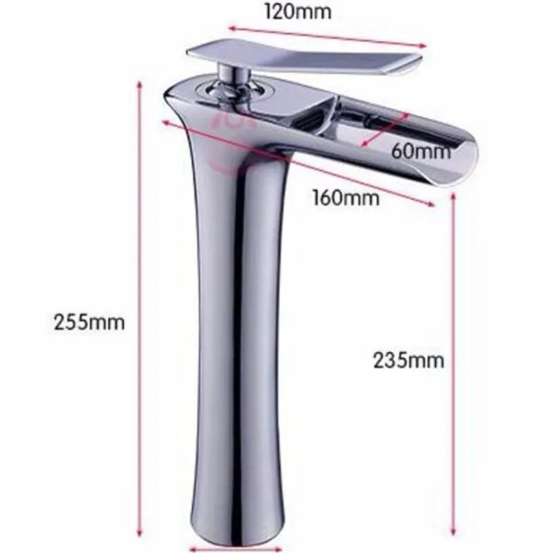 Robinets d'évier de salle de bains, lavabo en laiton Nickel, cascade monotrou robinet d'eau froide et d'eau froide, robinets mélangeurs Torneira2057