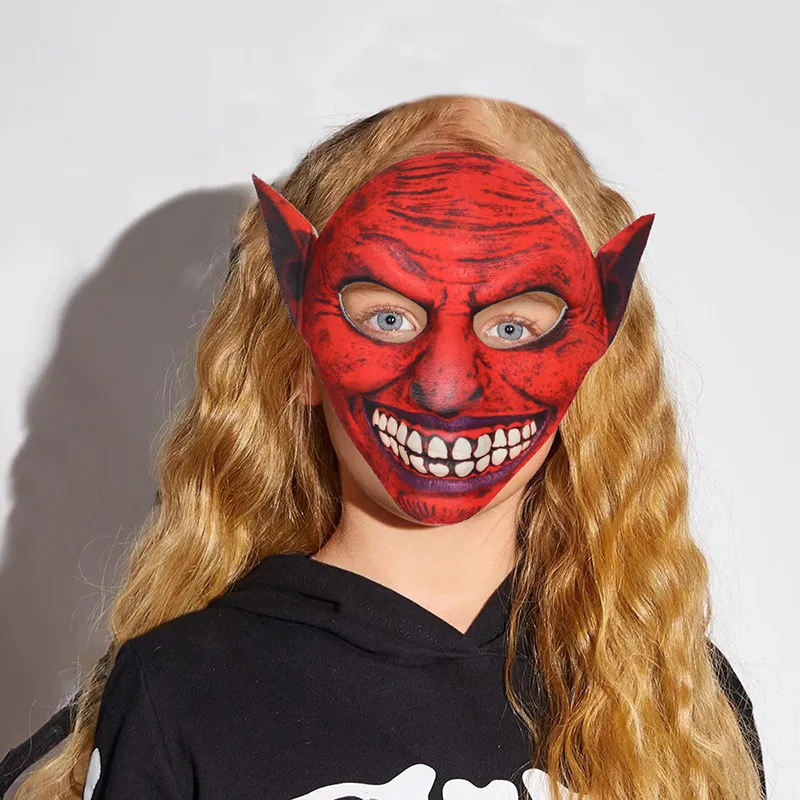 Halloween Mardi Gras Party Horror Half Face Mask for Adult Men & Women EVA Masquerade Ball Props HD13057