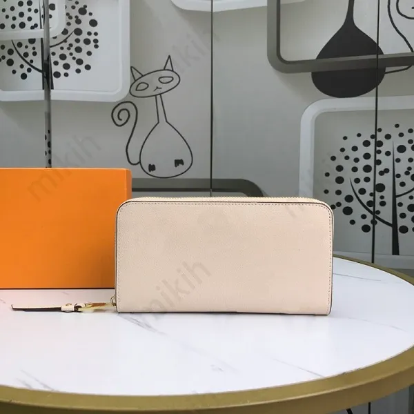 Fashion Womens Wallets Gradient Color Logo Design Classic Long Zipper Top Wallet High Quality Lady Purse274P