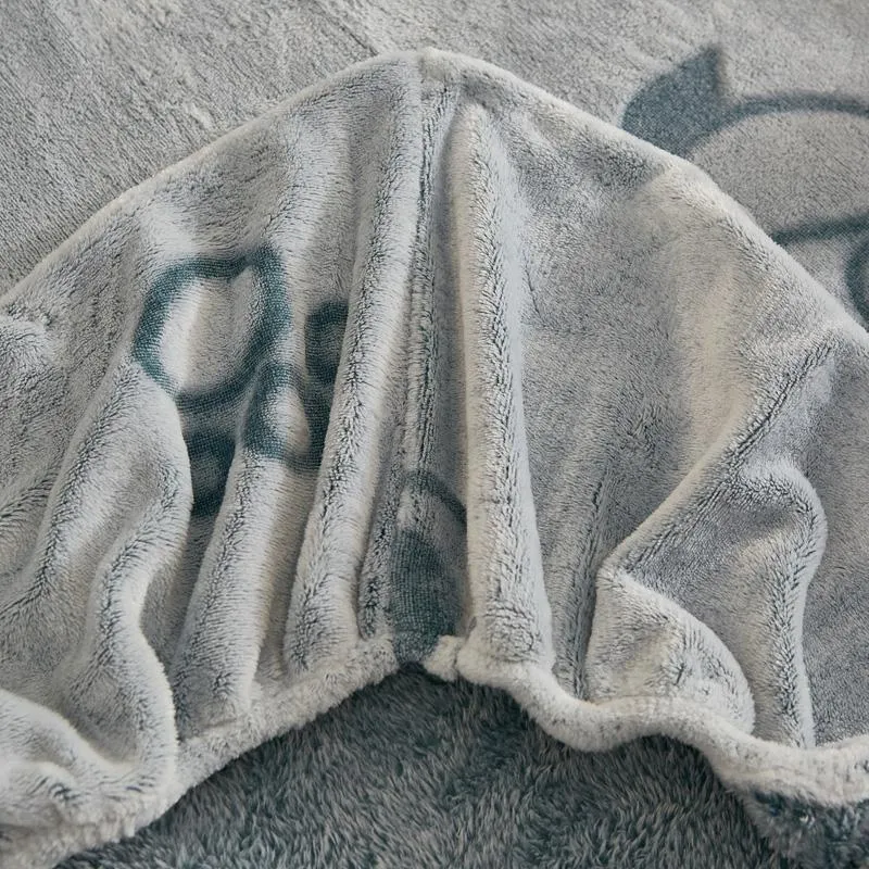 Conjuntos de lençóis inverno engrossado cama neve velo lençol colchão protetor flanela colcha bonito urso padrão cover3112