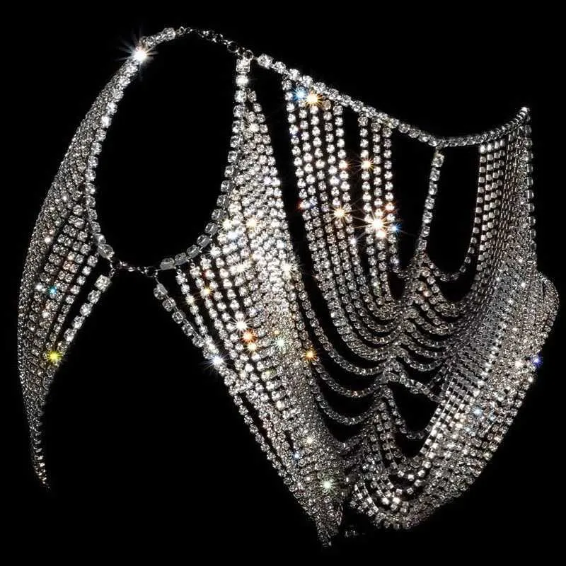 Corpo in vita con strass sexy multistrato le donne Accessori di gioielli con cintura a catena la pancia in cristallo di lusso da donna5535016