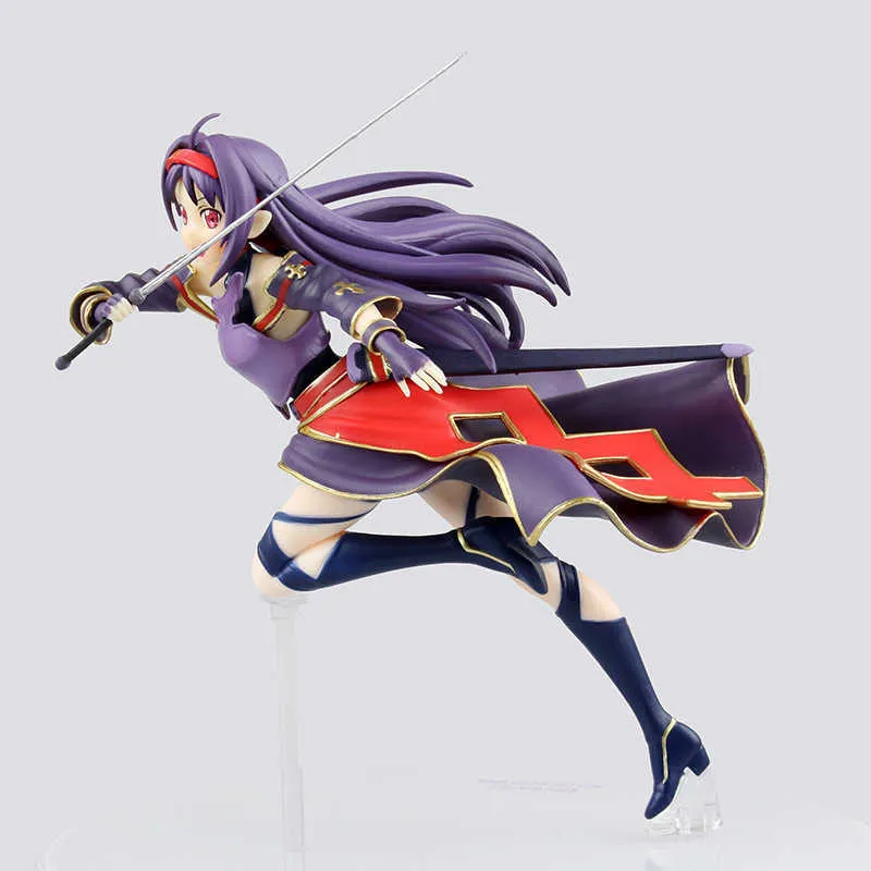 Nuova anime Sword Art Online II SAO Mother039S Rosario Konno Yuuki 17 Scala Pvc Action Figure Collezione Modello Toys Doll Regalo Q03188194