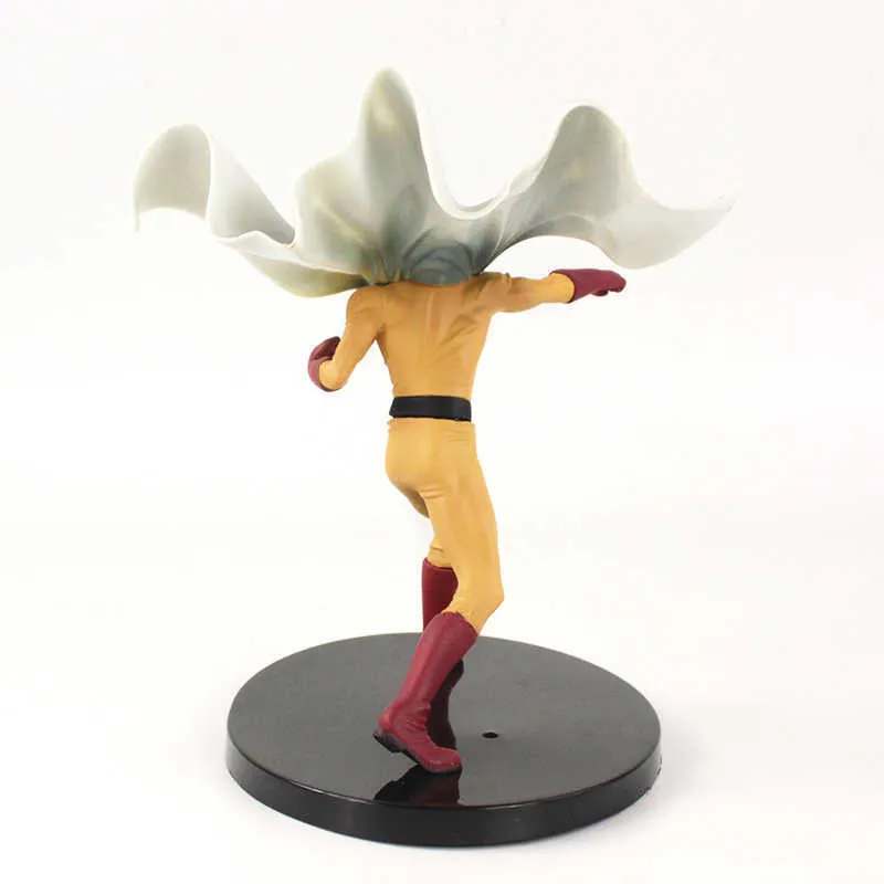 21 cm anime dxf figura jeden Punch Man Saitama Sensei PVC Figura kolekcjonerska Model zabawek dla dzieci Prezent Q07224438887