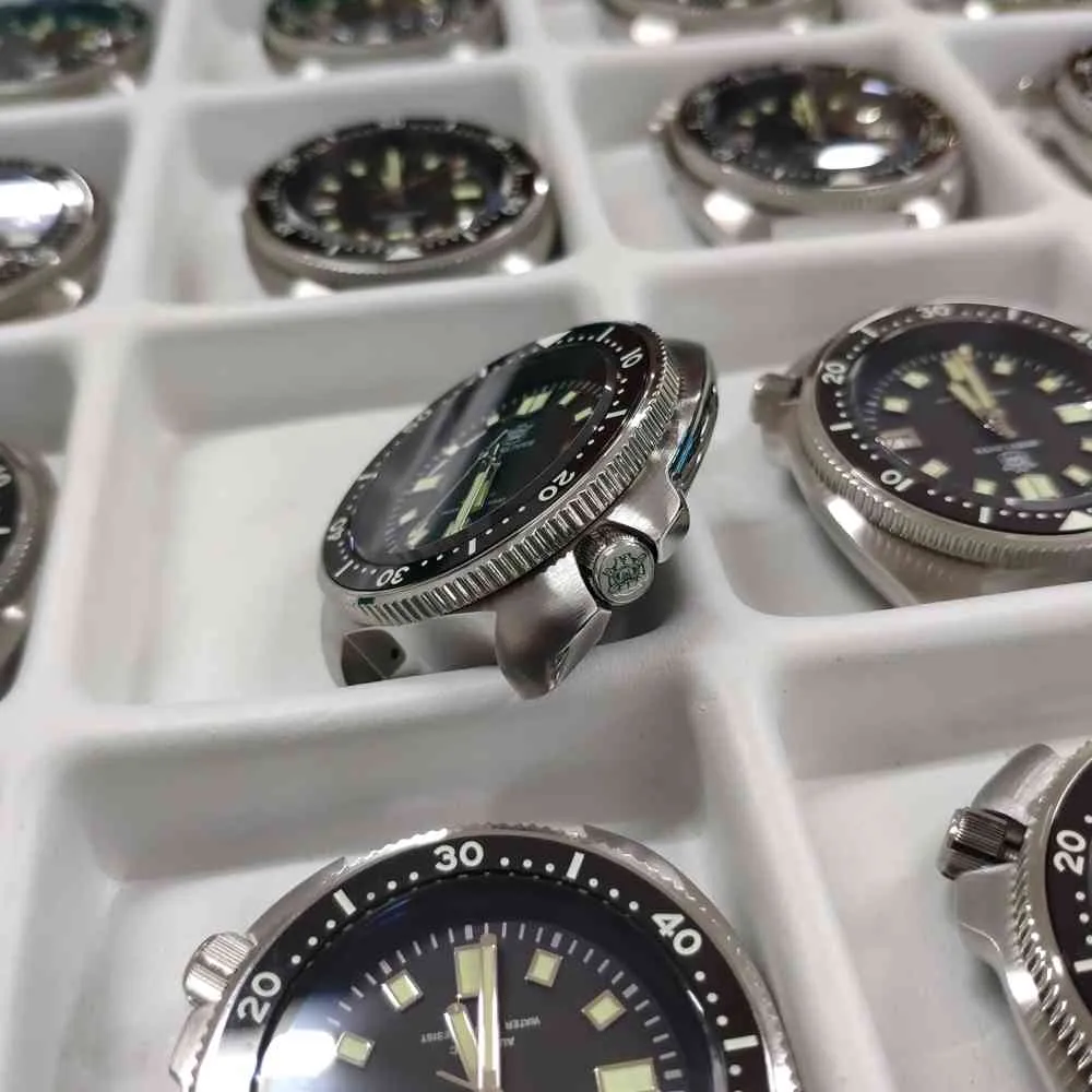 SD1970 SteelDive varumärke 44mm män NH35 Dive Watch med keramisk bezel 210407244A