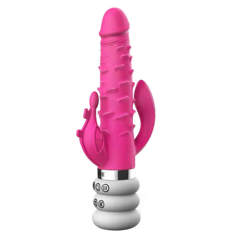 NXY Vibrators 개인 애완 동물 텔레스코픽 회전 진동 막대 완전 자동 추출 및 난방 페니스 여성 성인 재미 제품 0113