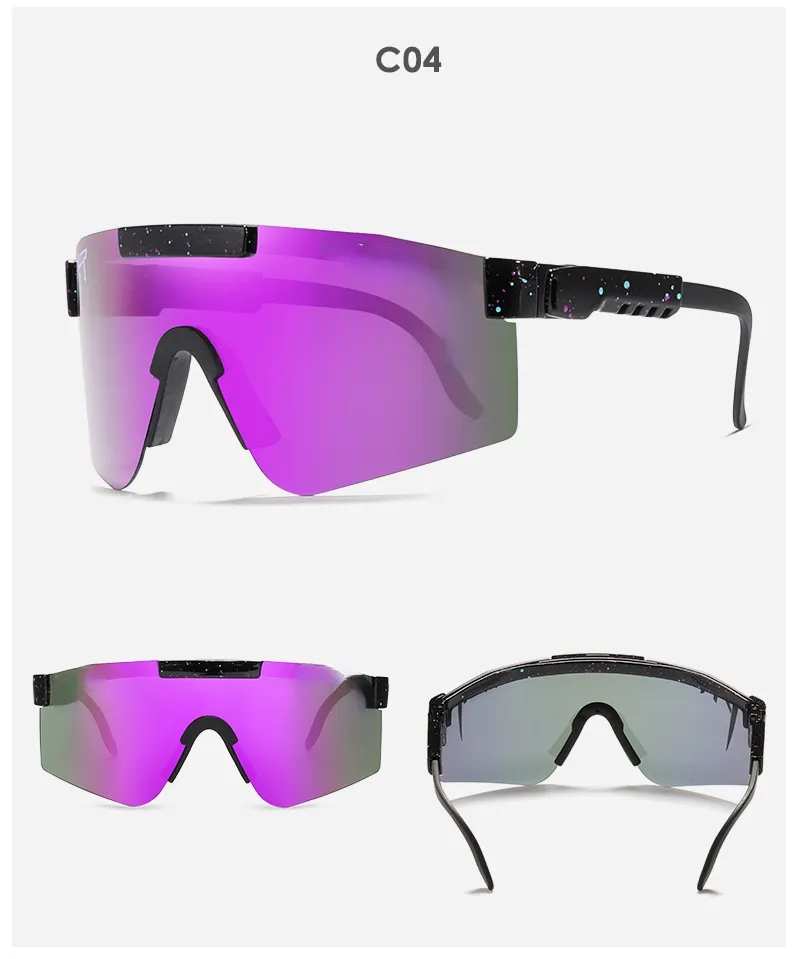 Designer trendowy Okulary przeciwsłoneczne PV Duża ramka Jazda kolorowy pełny spolaryzowany prawdziwy film polaryzowany również do jazdy