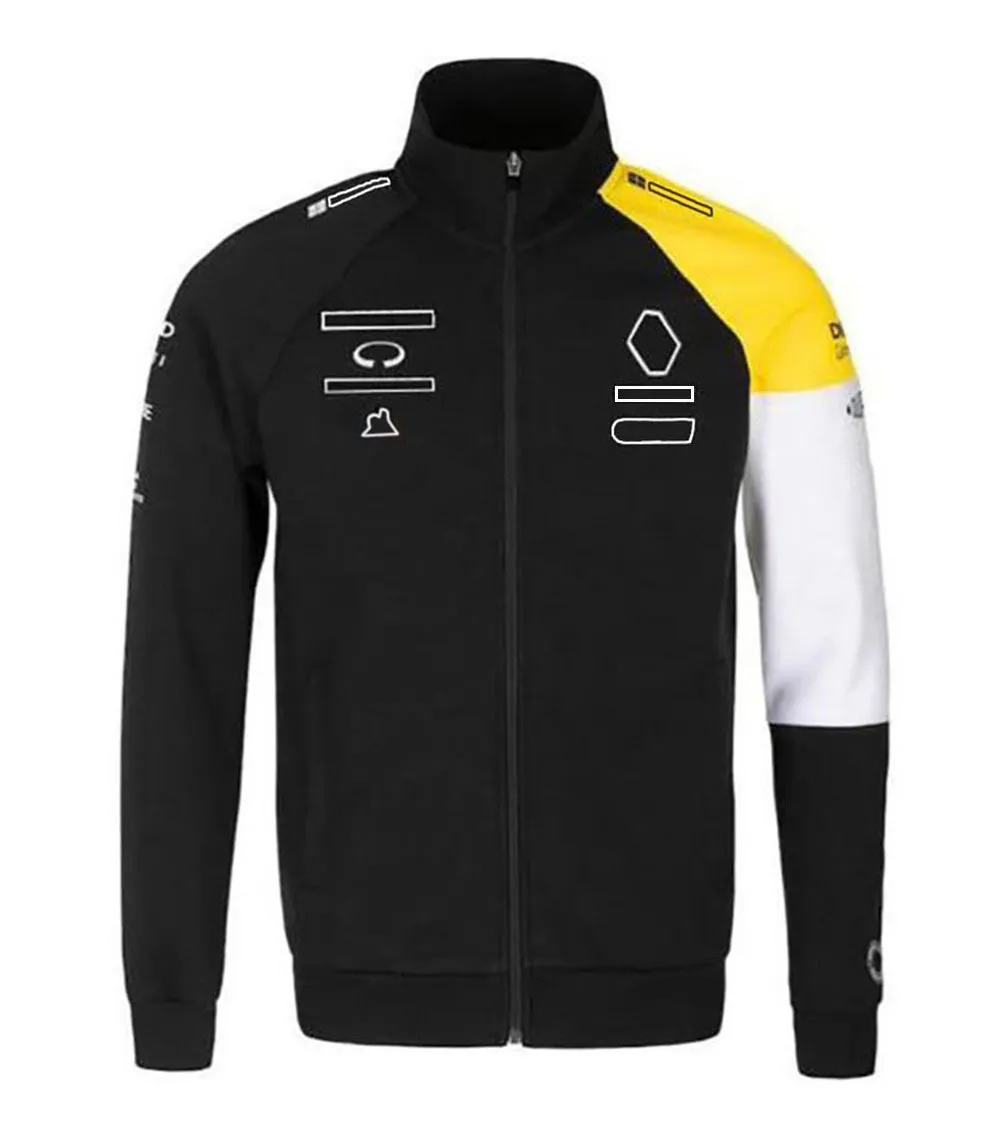 Team F1 Racing Suit Formula One Långärmad Zip Jacket Fall / Winter Fans Varm Sweatshirt