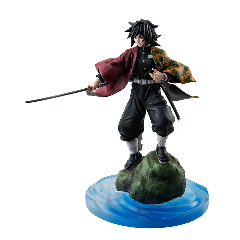 23 cm Anime Dämon Slayer Figur Tomioka Giyuu PVC Action Figure Kimetsu Keine Yaiba Figur Spielzeug Modell Spielzeug Kinder Weihnachten geschenke X0526