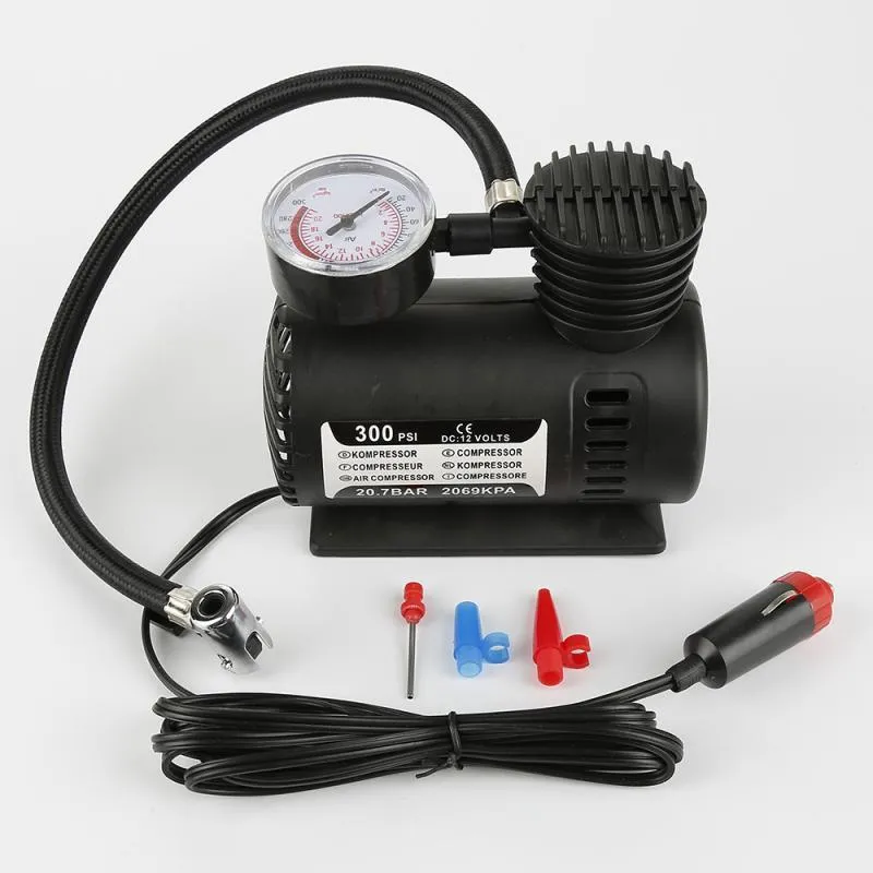 Air Compressor Compressor Auto 300PSI C300 12V Portable Electric Tire Air Inflator Pump ABS Car Accessories399563