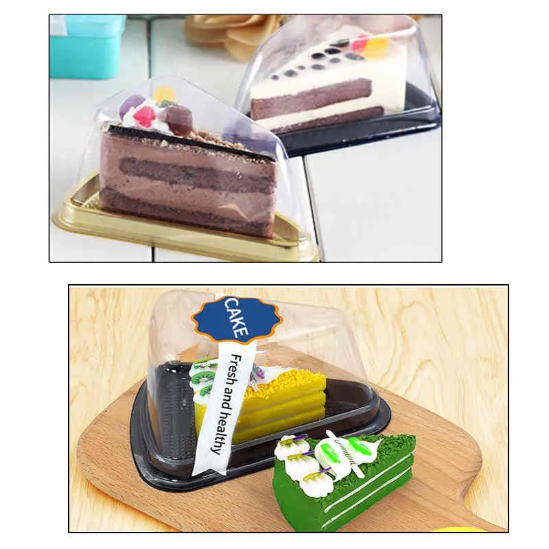 50-Комбратная четкая кекс упаковка коробка свадебный торт одобряет коробки для сырья сырья для чашки жеребек