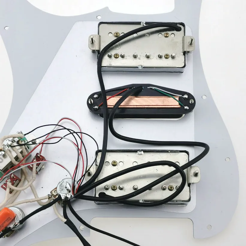 Interruttore push-pull multifunzionale Guitar Humbucker Pickup Tipo a 7 vie Battipenna a pieno carico