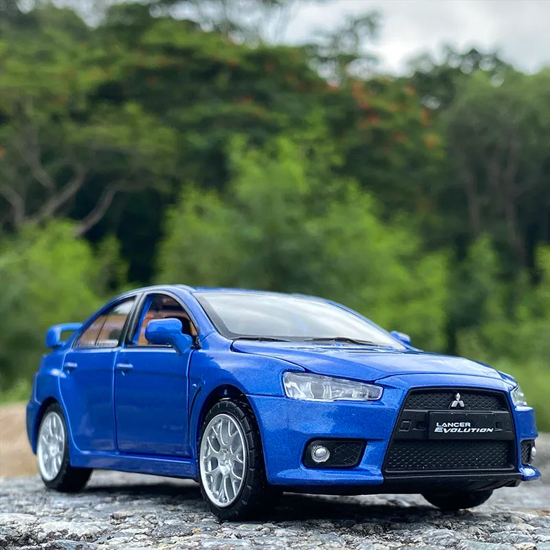 132 Lancer Evo x 10 Alloy Car Diecasts Toy Vehicles Toy Car Metal Collection Model Car High Simulation Kids Gift8219911