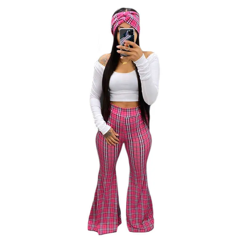 Completo da 3 pezzi Completo da donna Set aderente aderente Crop Top Pantaloni svasati Sciarpa Pantaloni da jogging Tuta Abiti autunnali Dropshpping all'ingrosso 210727