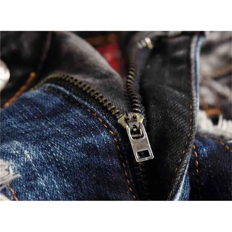 Jeans firmati denim di alta qualità taglia da uomo 28-38 Autunno Primavera HIP HOP Punk Streetwear