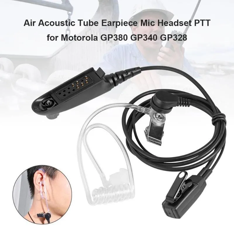 Akustik Tüp Hava Kulak Telefonu Mikrofon PTT GP380 GP340 GP328 Için