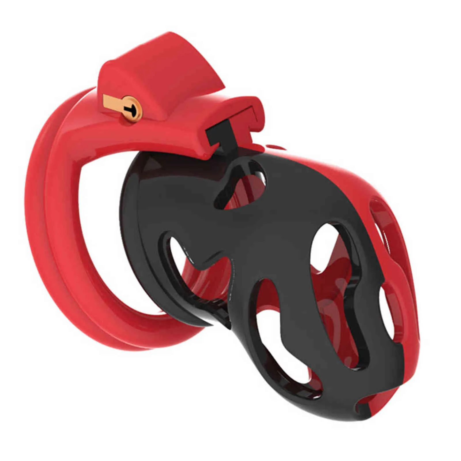 NXYCockrings 2 formes en plastique mâle coq serrure pénis avec 4 anneaux dispositif de chasteté cage CB6000S bondage retenue SM sex toy pour hommes 1126