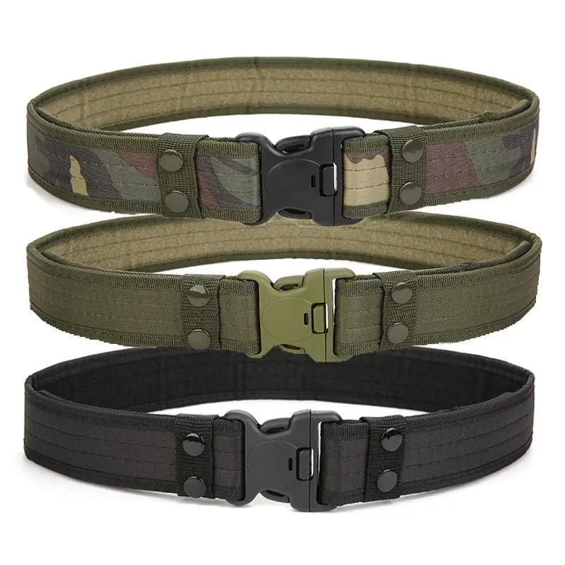 Пояс TJ-Kingjun Oxford Cloth Tackfice Tactical Belt Men's Canvas с открытой армейской модой Eva Sponge Внешнее WDY2200E