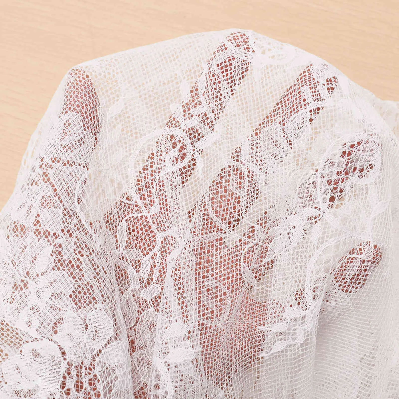 Tablecloth Embroidery Lace White Vintage Kitchen Tea Coffee Table Cover Cloth for Party Wedding el Decor 211103