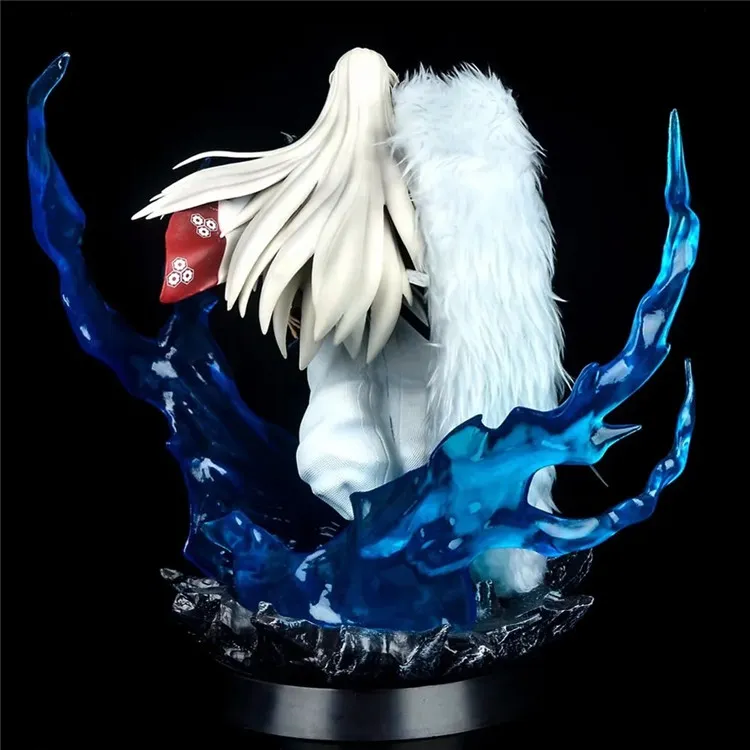 31cm日本のアニメinuyasha sesshoumaru gk像pvcアクションフィギュア玩具ゲームフィギュア収集可能なモデル人形誕生日ギフト29029434218