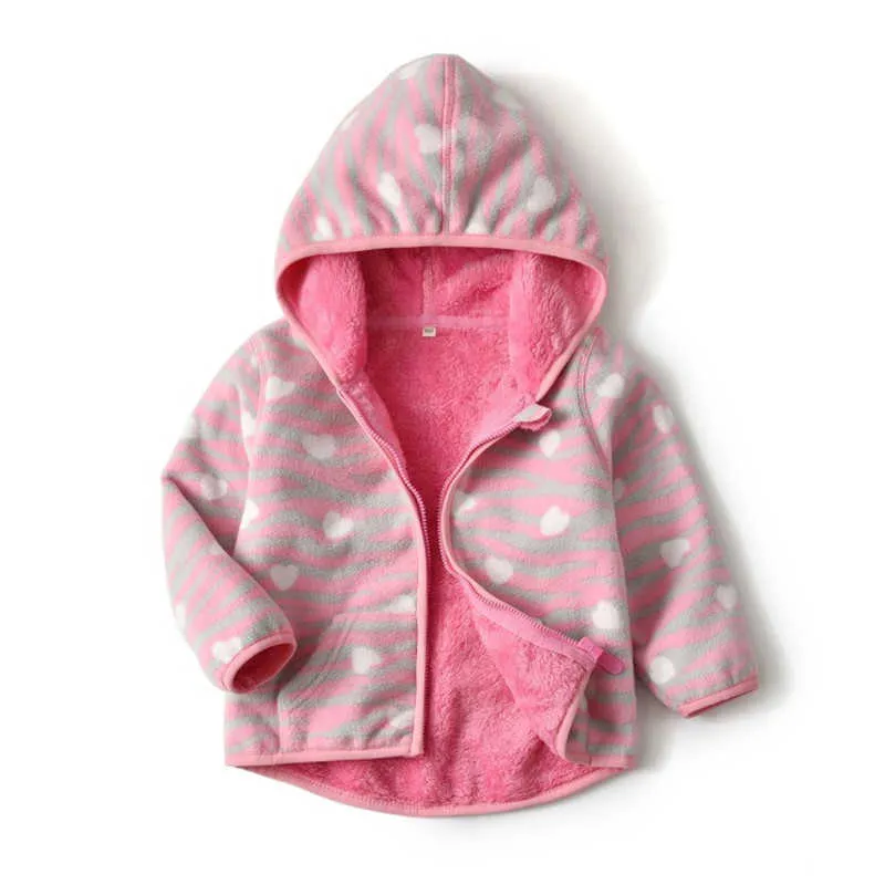 Arrival Baby Jackets Hoodies with Cars Print Selling Winter Warm Thick Boys Girls Coats Fleece Kids Outwears 210529