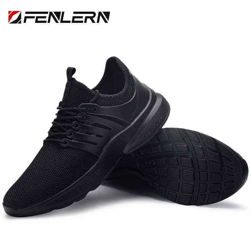 FENLERN Waterproof Safety Shoes men Indestructible Wide Steel Toe Women Lightweight Anti-smash Work Sneakers Boots 211217