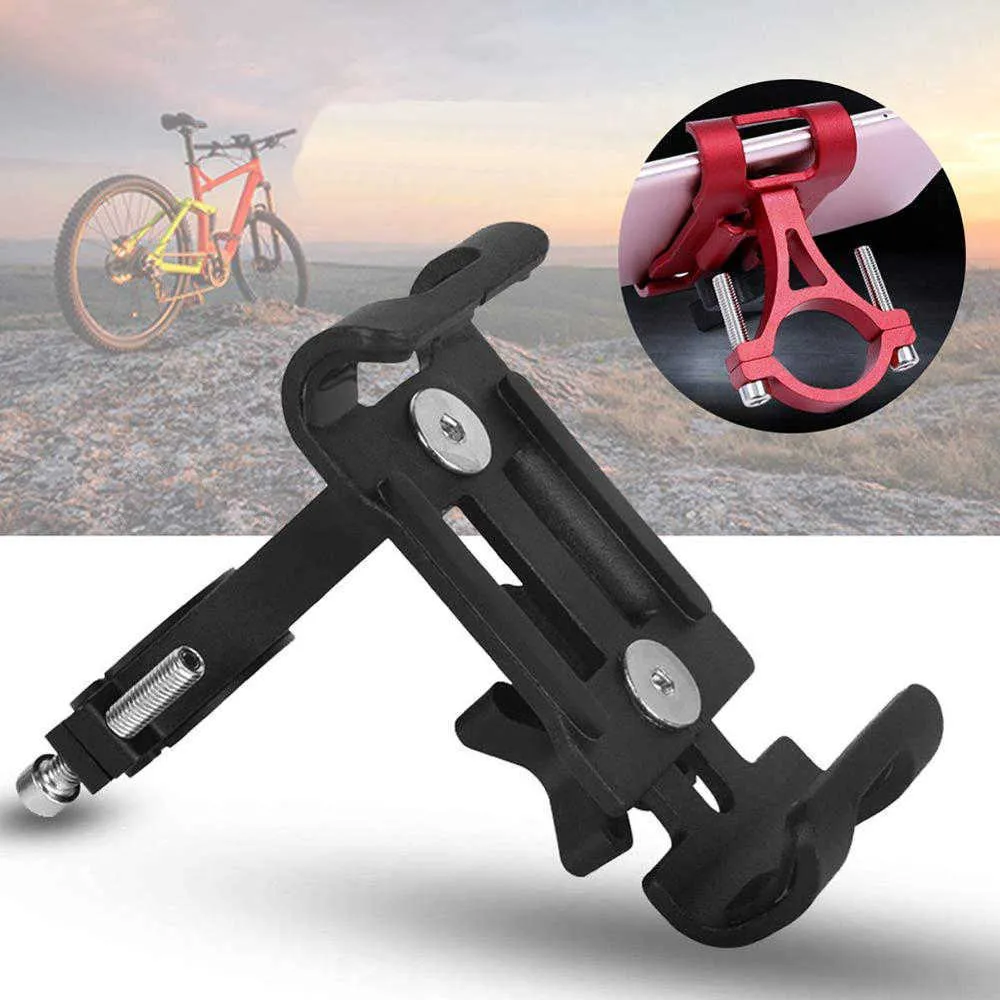 Liga de alumínio suporte do telefone da bicicleta anti-deslizamento suporte da bicicleta motocicleta gps clipe universal para iphone xiaomi samsung acessórios do carro